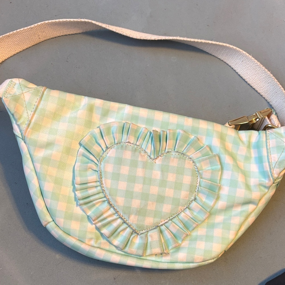 Stoney Clover Lane Mint chip gingham Fanny pack Bag
